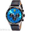 0830388 Ferrari Pilota blue watch for men