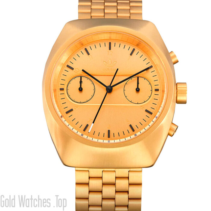 Adidas Z18502-00 golden watch for men