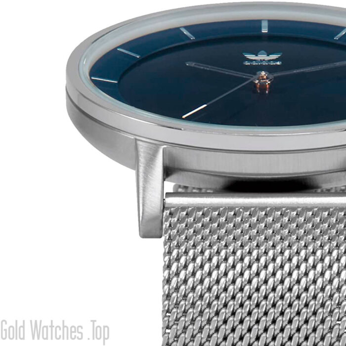 Adidas Z04-2928-00 silver watch blue dial adidas watch