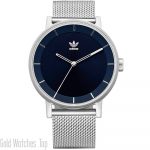 Adidas Z04-2928-00 silver watch blue dial adidas watch