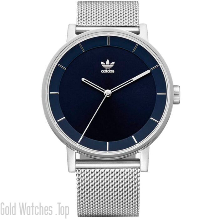 Adidas Z04-2928-00 silver watch blue dial adidas watch