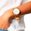 woman using Adidas watch Z12-2548-00