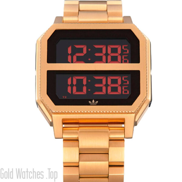 Adidas Archive mr2 Z21502-00 Women’s watch gold color for sale here at goldwatches.top