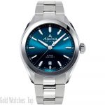 AL-240NS4E6B Alpina watch blue dial silver band for men