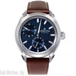 Alpina AL-650NNS5E6 brown leather strap watch for men