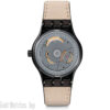 YIB400 swatch watch unisex color black
