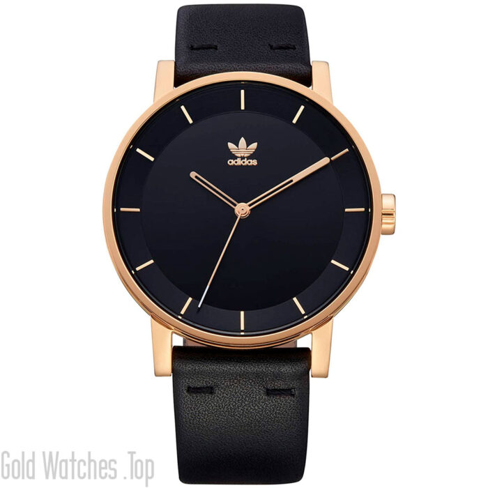 adidas watch Z08-1604-00 gold and black color adidas watch